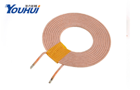 Wireless self-adhesive coil