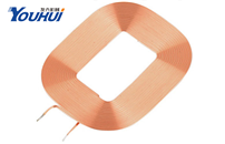 Wireless self-adhesive coil