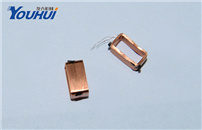 Wireless self-adhesive coil